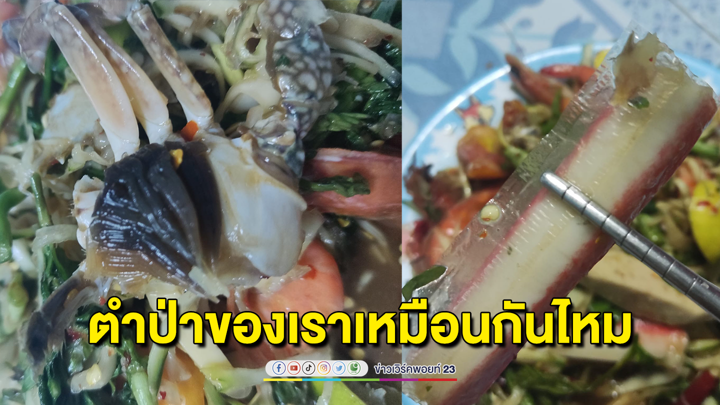 สาวแชร์ประสบการณ์สั่งตำป่า ถามตำป่าของเราเหมือนกันไหม?