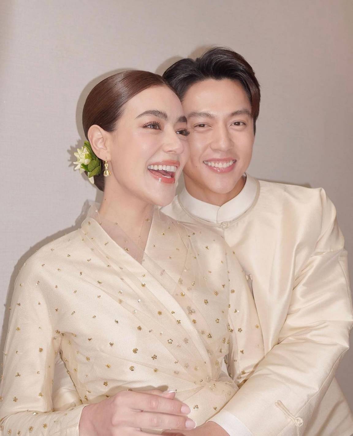 หล่องามแต๊ๆ! “หมาก-คิม” เข้าพิธีหมั้น-ทำบุญเรือนหอแบบล้านนา