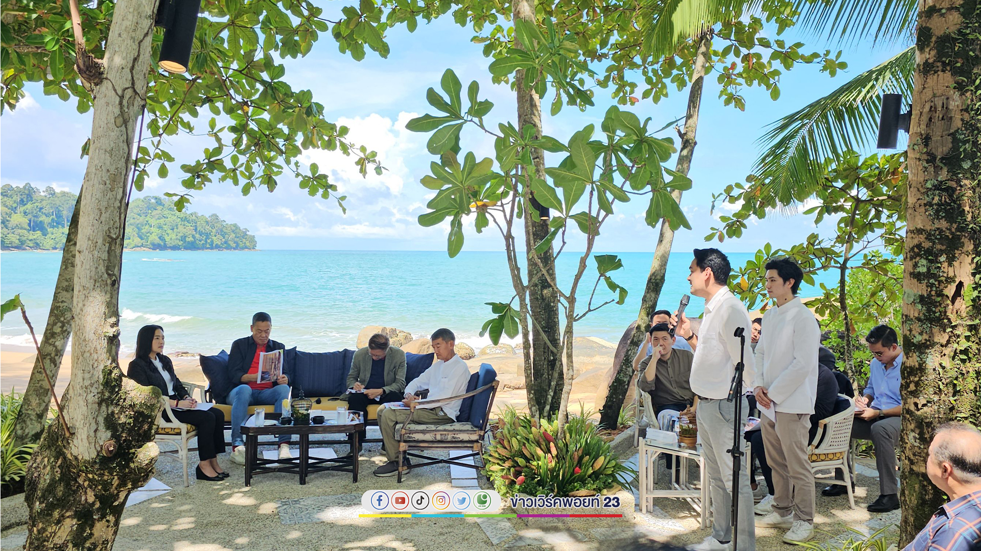 ลุยงานเต็มที่ นายกฯเศรษฐา รับฟังเอกชนเสนอ 3 โครงการ ยกระดับพัฒนาการท่องเที่ยวจ.พังงา
