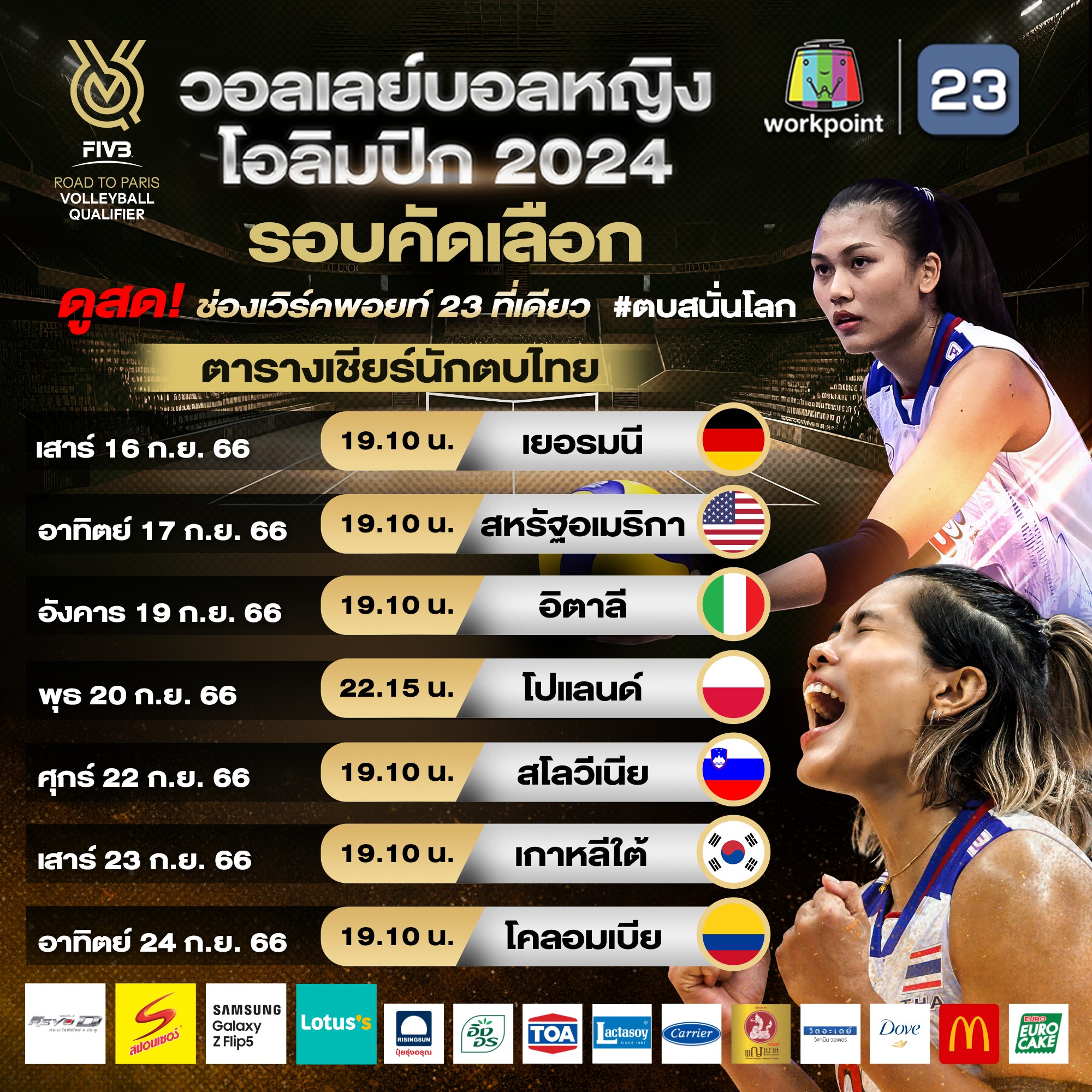 aw ตารางถ่ายทอด final