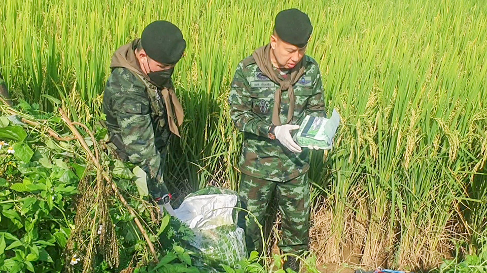 ปะทะคาราวานลำเลียงยาเสพติดชายแดน ยึดไอซ์ 225 กก.