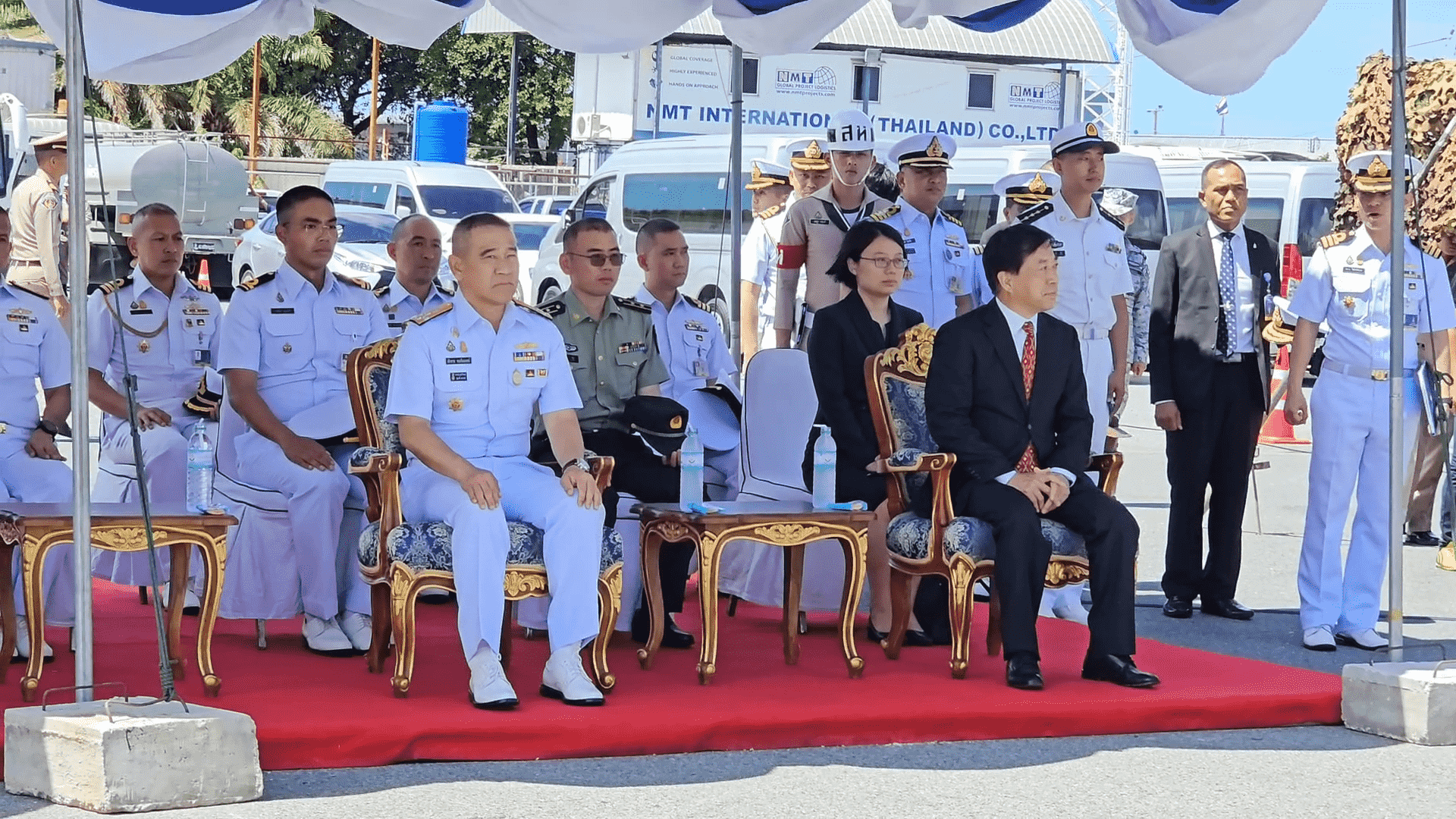 'เรือดำน้ำจีน' โผล่ท่าเรือจุกเสม็ด เปิดพิธีฝึกผสม BLUE STRIKE 2023 ระหว่างกองทัพเรือไทย - จีน