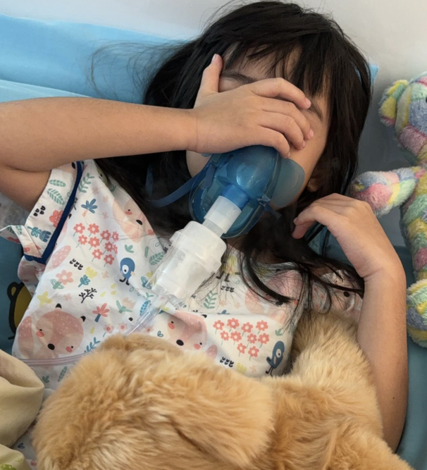 สงสารลูกจับใจ! "อุ้ม ลักขณา" เผย "น้องดิสนีย์" ติดไวรัสตัวใหม่ HMPV