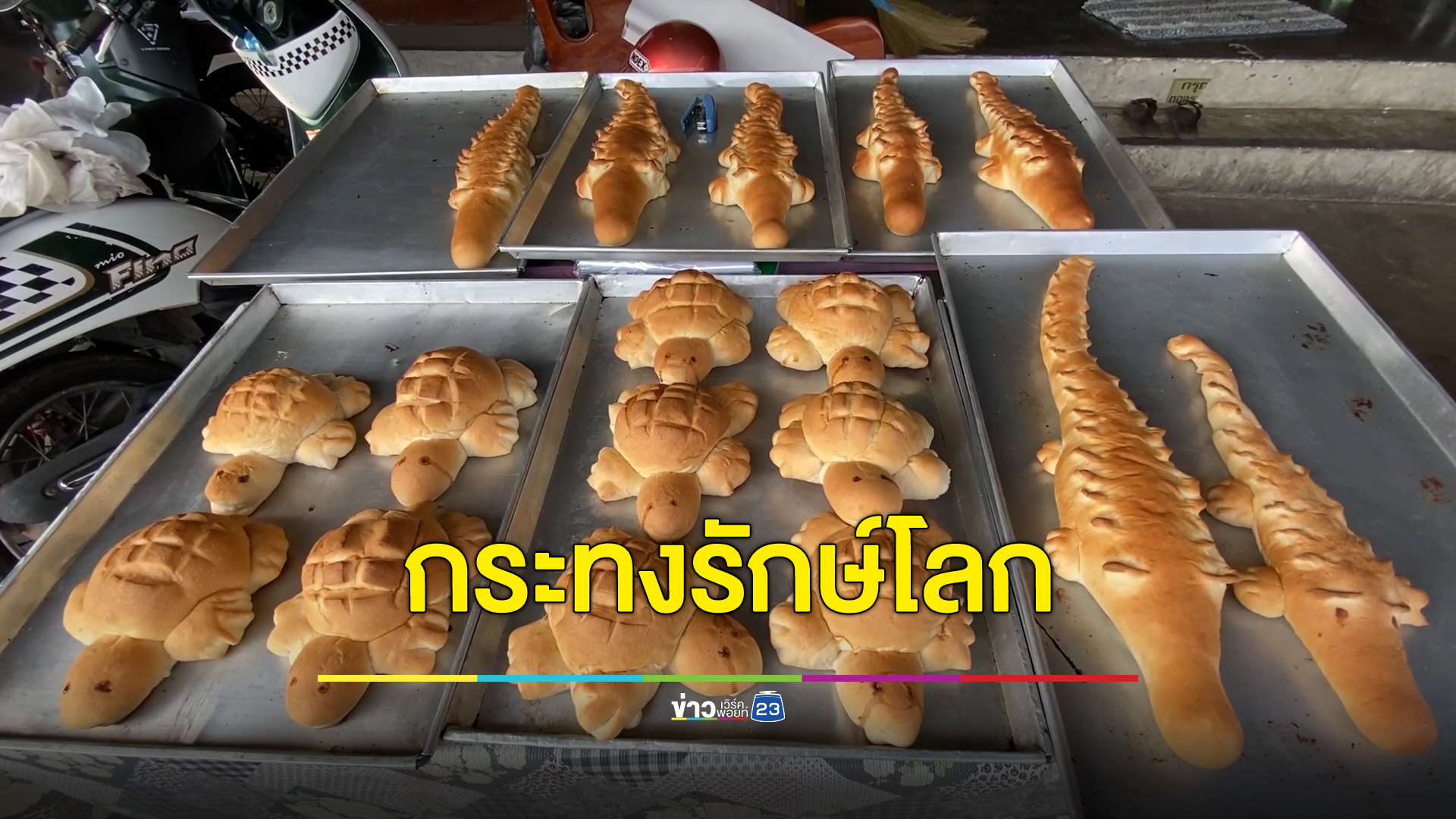 กระทงรักษ์โลกทำจากขนมปัง กระแสตอบรับดีลูกค้าแห่ออเดอร์แน่น