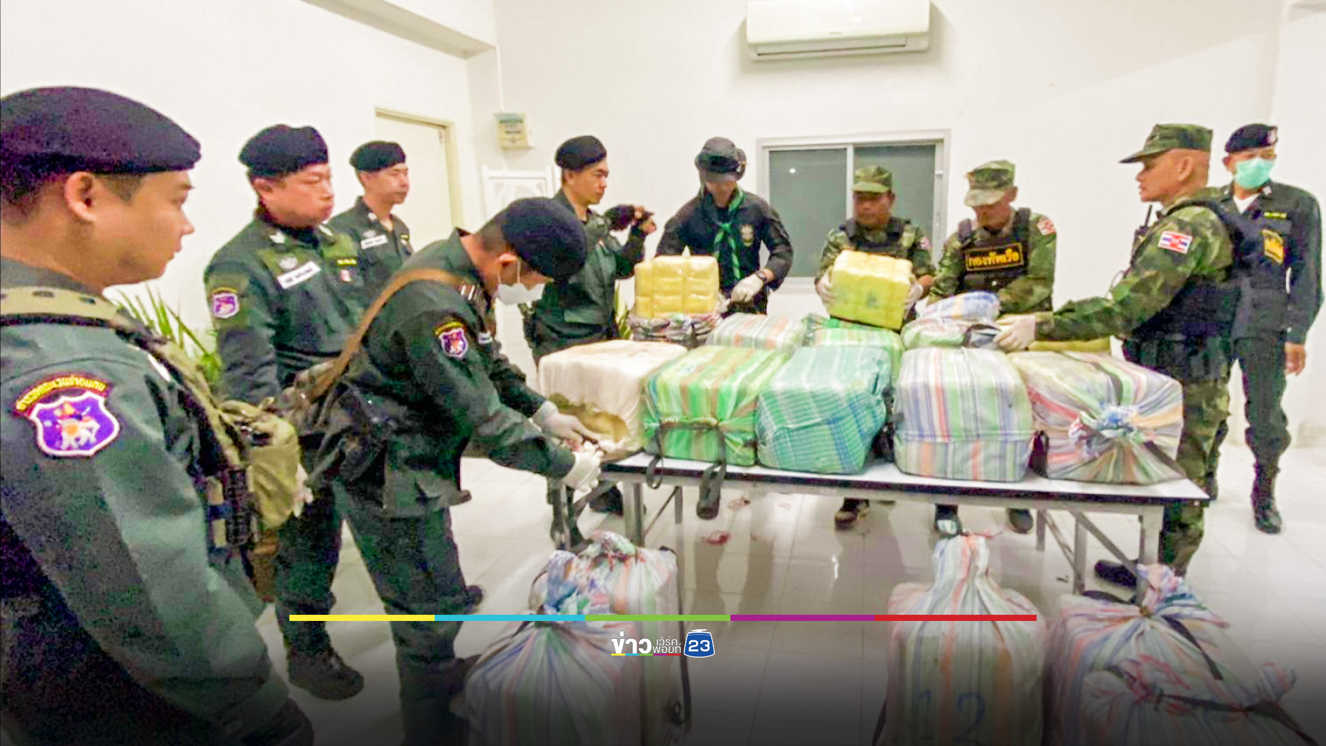 นรข.ยึดยาบ้า 3 ล้านเม็ด ขนข้ามลำโขงก่อนขึ้นฝั่งไทย