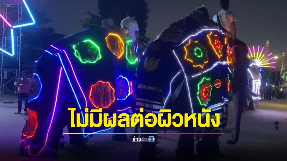 ดรามาเดือด! งานกฐินคลุมผ้าช้างไทยติดไฟประดับลำตัวช้างเลียนแบบศรีลังกา