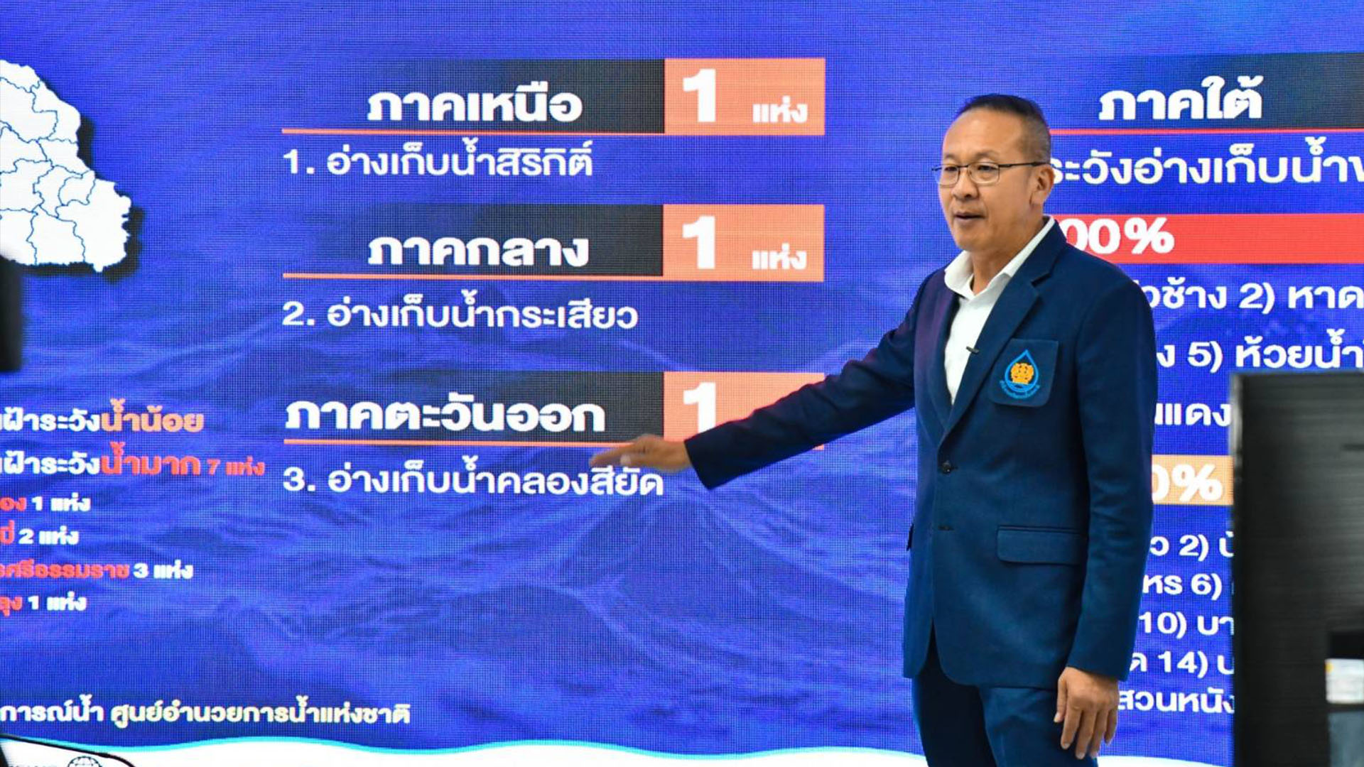 สั่งเฝ้าระวังพื้นที่เสี่ยงน้ำท่วมภาคใต้ตอนล่าง สทนช.คุมเข้มแผนบริหารน้ำเน้นย้ำล่วงหน้า 2 ปี มั่นใจฤดูแล้งนี้น้ำเพียงพอ