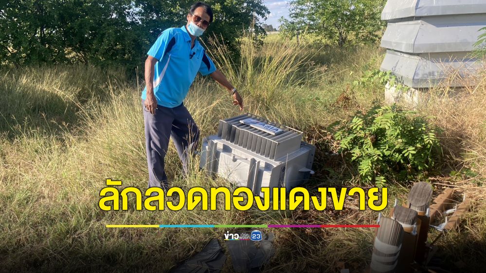 แก๊งโจรแสบ! ปีนเสาไฟแรงสูงถอดหม้อแปลง ลักลวดทองแดงขาย เสียหายนับแสน