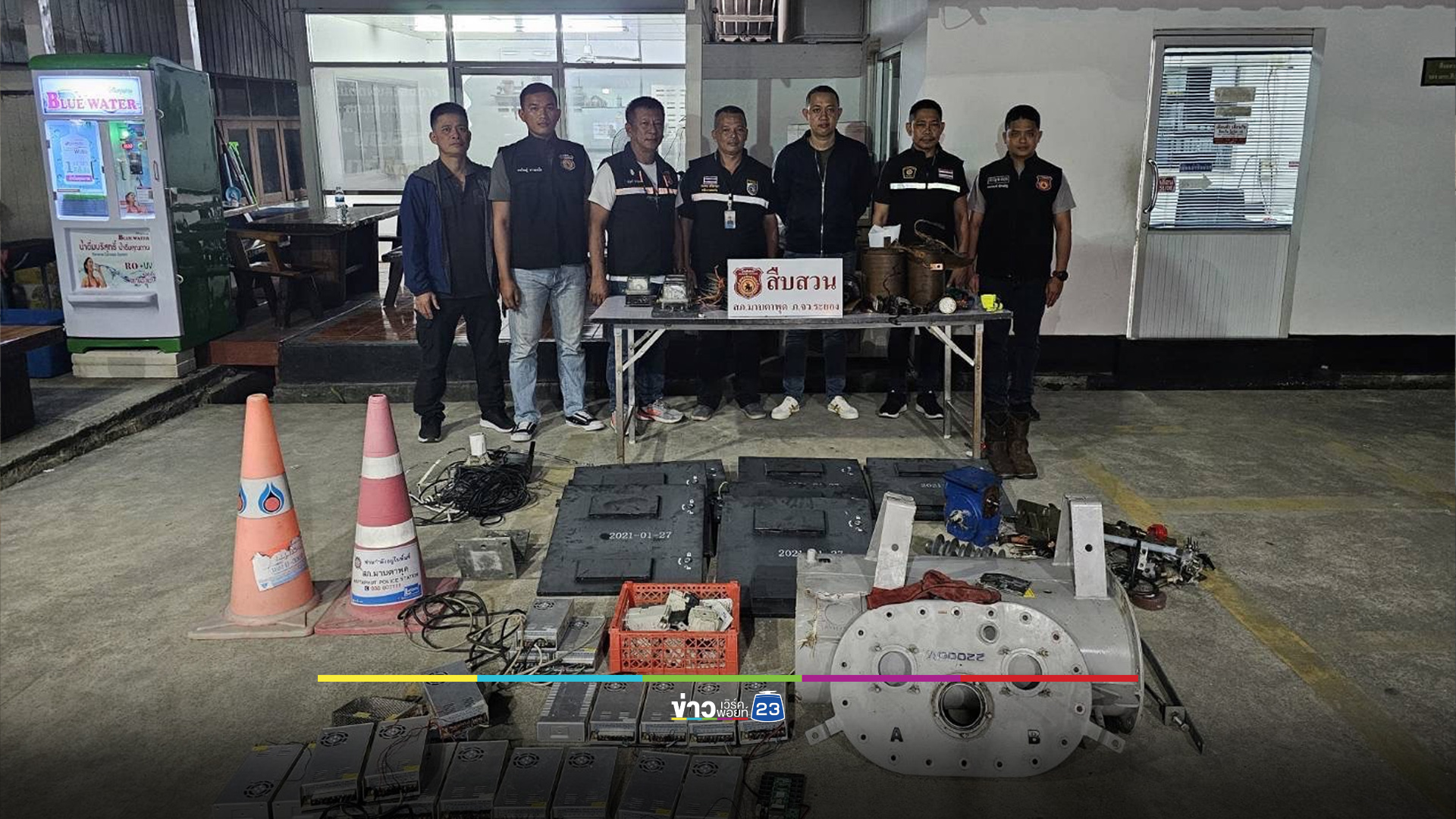 หนุ่มตกงานตระเวนลักของหลวง เสียหายเกือบ 1 ล้าน