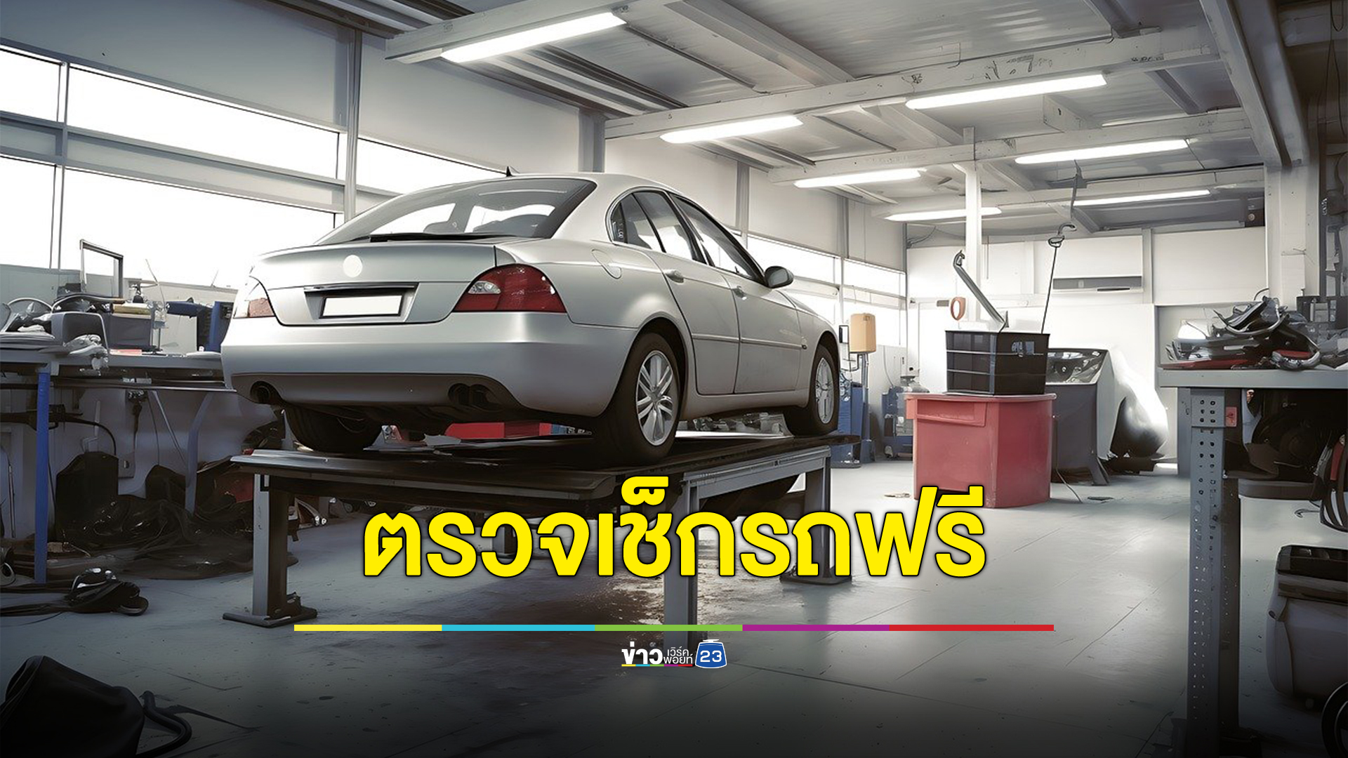 เช็กเลย!ศูนย์ไหนบ้าง รัฐบาลชวน"ตรวจรถฟรี"รับเทศกาลปีใหม่ 2567