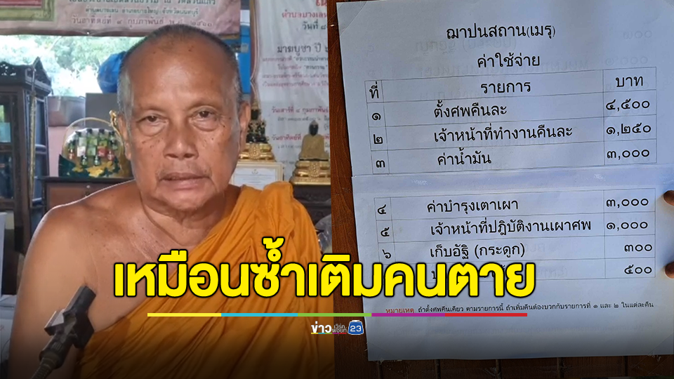 พระพยอม เผยเรียกค่าทำศพญาติโยมราคาแพงเหมือนซ้ำเติมคนตาย