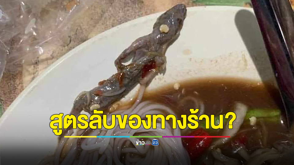 ขนลุกซู่!!! ส้มตำเจอปลาร้าสายพันธุ์แปลก หน้าตาคล้ายจิ้งจก สูตรลับของทางร้าน?