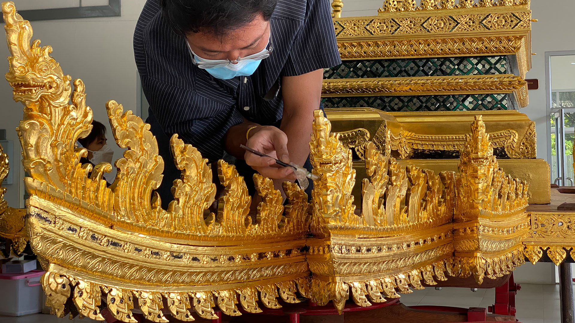 แสงซินโครตรอนเทคโนโลยีบูรณะ 'ราชรถน้อย'