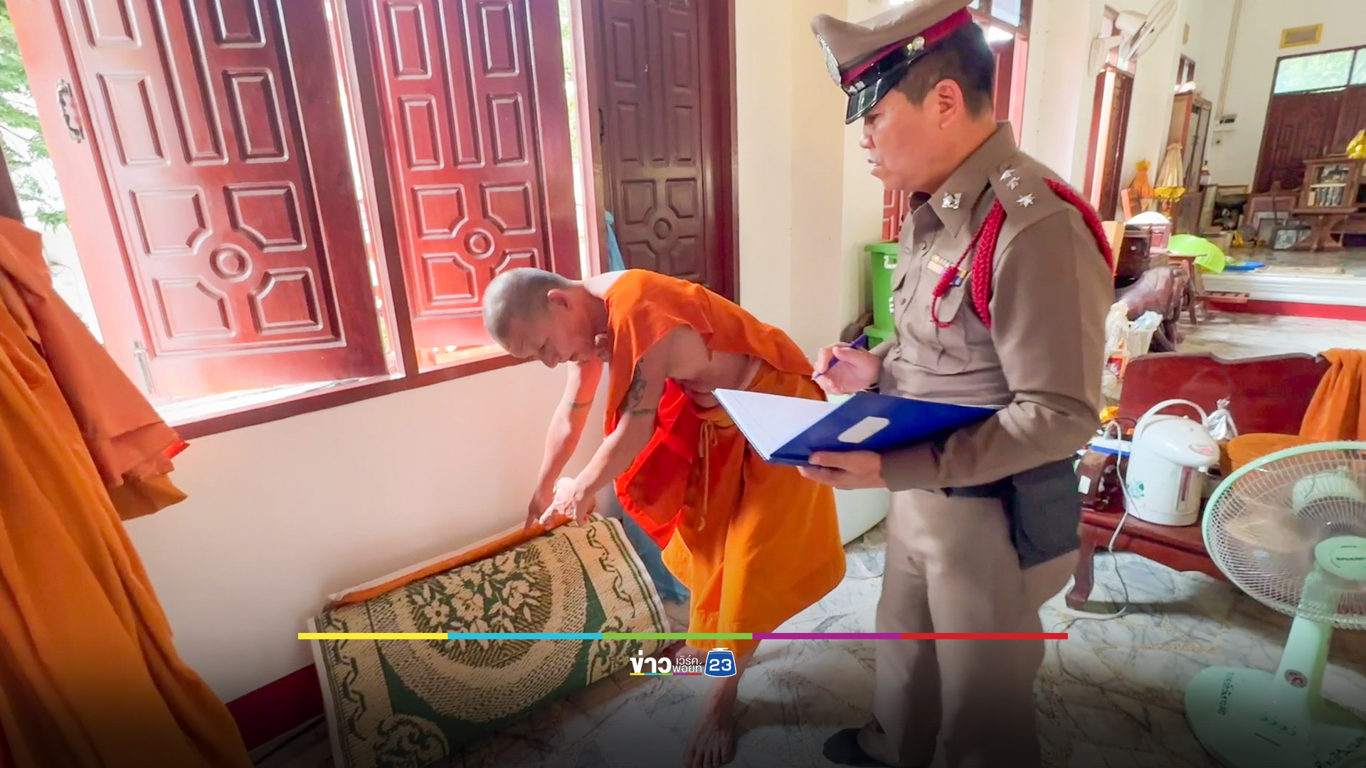 ไม่กลัวบาป! หัวขโมยย่องลักทรัพย์ในวัด ฉกตะกรุดดัง-เหรียญปู่ทวด