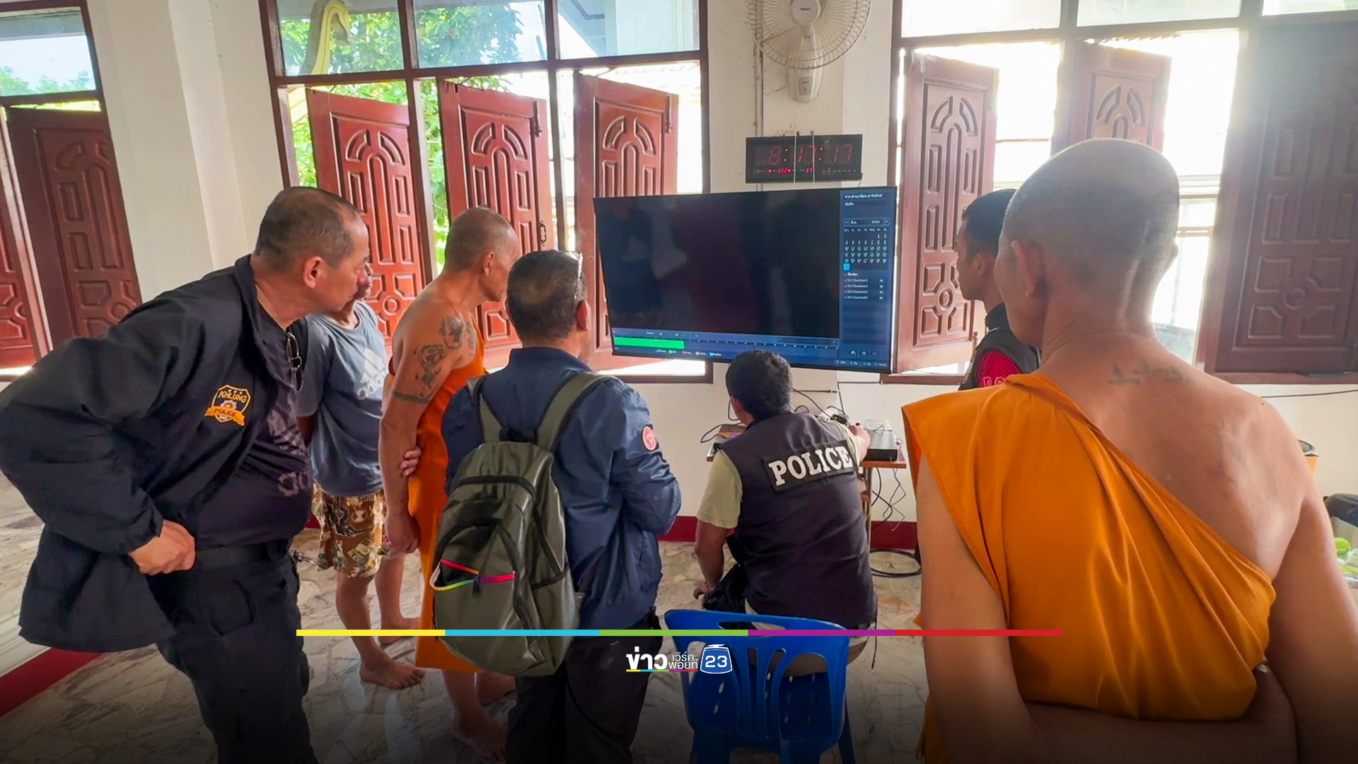 ไม่กลัวบาป! หัวขโมยย่องลักทรัพย์ในวัด ฉกตะกรุดดัง-เหรียญปู่ทวด