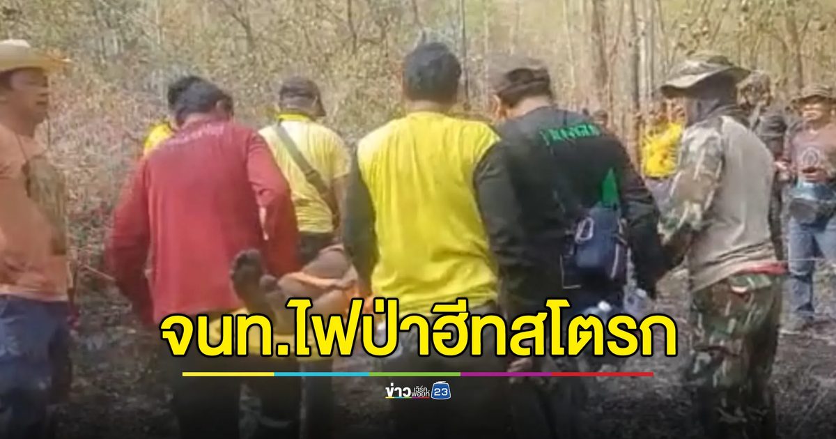 จนท.ดับไฟป่า "ฮีทสโตรก" 3 ราย ขณะกำลังปฏิบัติหน้าที่