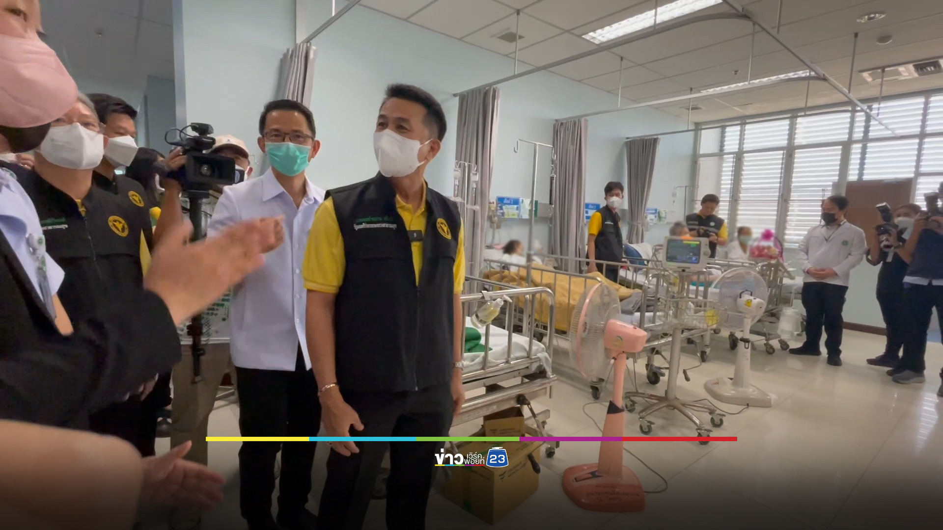 “หมอชลน่าน” เยี่ยมคนป่วยจาก PM 2.5 ห่วงคนเหนือดมฝุ่นสะสม