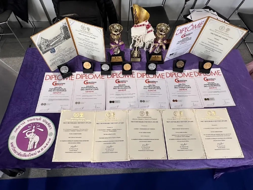 มช. กวาด 10 รางวัล การแข่งสิ่งประดิษฐ์ระดับนานาชาติ