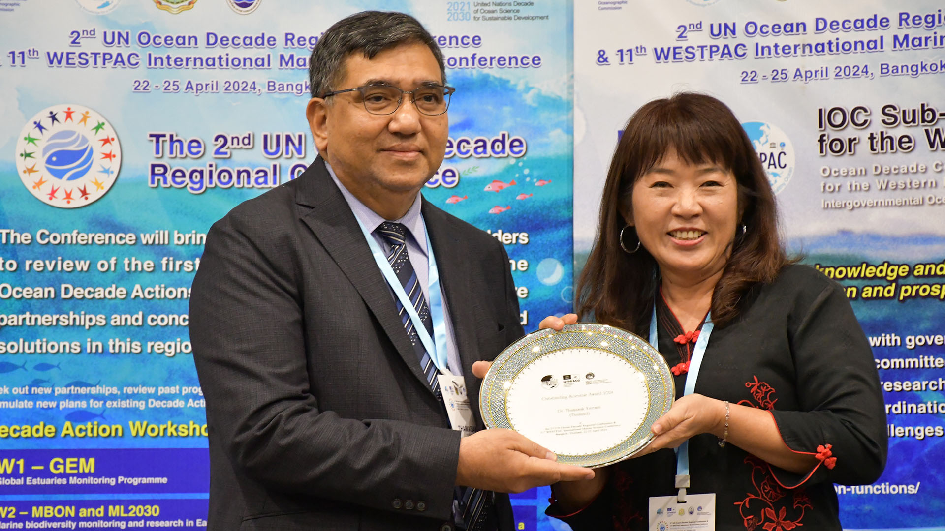 นักวิทยาศาสตร์ไทยคว้ารางวัล UNESCO/IOC-WESTPAC Outstanding Scientist Award 2024