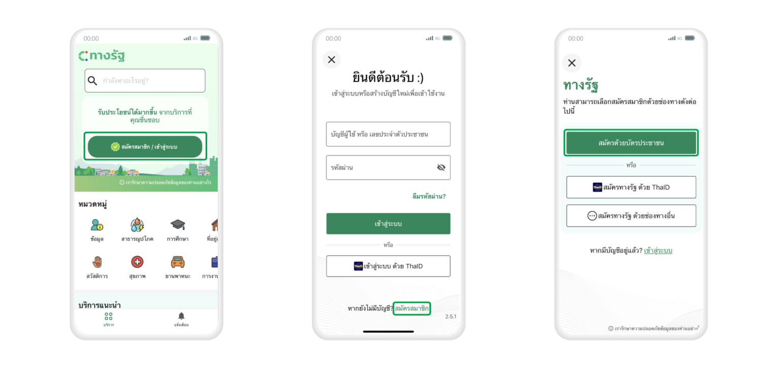ลงทะเบียน “ทางรัฐ” ง่ายๆ ไม่พลาดเงินดิจิทัลวอลเล็ต