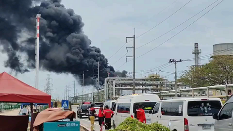 เพลิงไหม้ถังเก็บแก๊สโซลีนระเบิดรอบ 2 เสียชีวิตยืนยันแล้ว 1 ราย