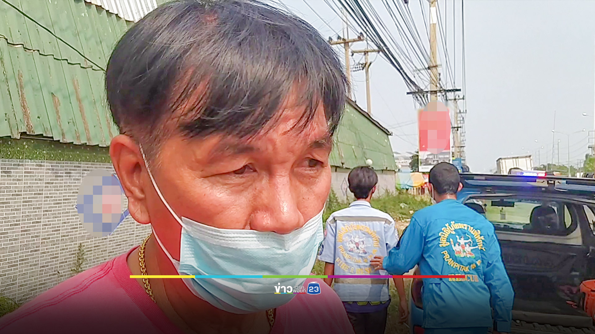 โชเฟอร์รถบรรทุกสิ้นลมที่เบาะหลังคนขับ คาดอากาศร้อนจัดทำช็อก