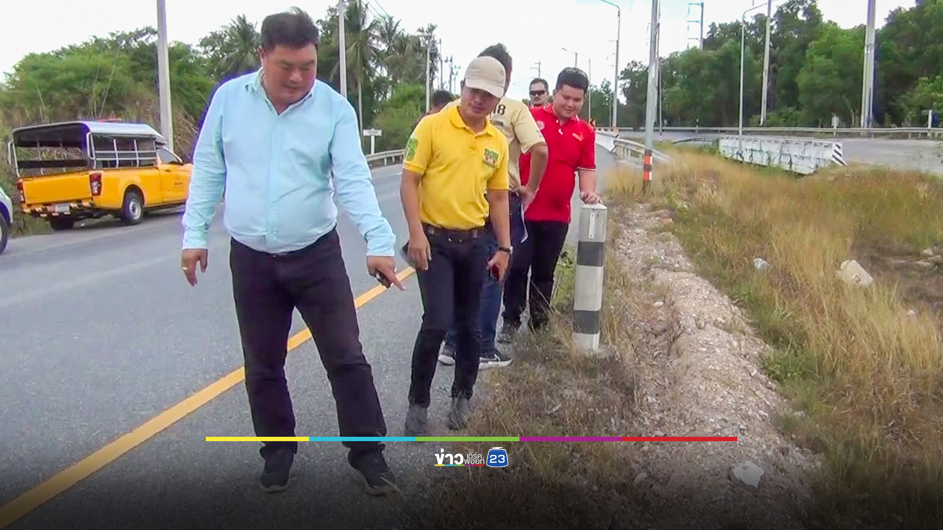 ขโมยสายไฟเกลี้ยง ถนนสายใหม่ปัตตานีเพิ่งเปิด 3 เดือน