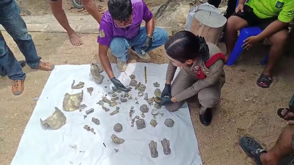 พบพระพุทธรูปจำนวนมากซุกโขดหินจุดชมวิวหาดคอเขา