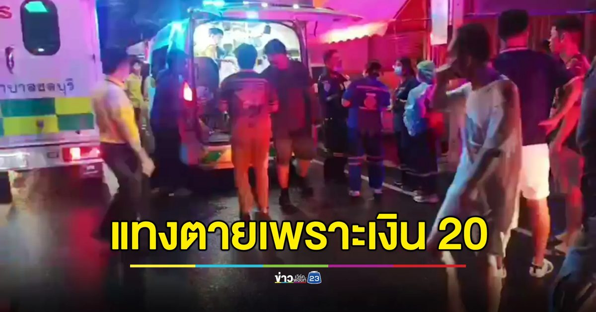 เพื่อนรักแบบไหน แทงกันตายเพราะเงิน 20 บาท
