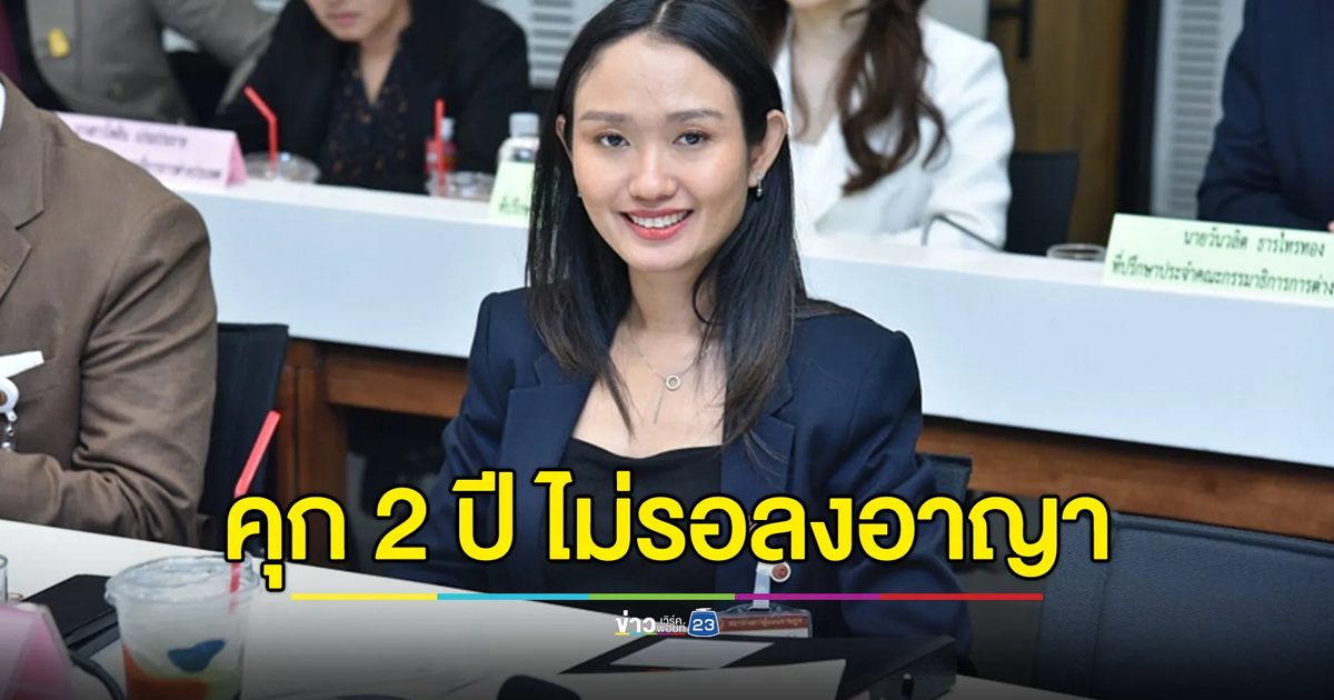 คุก 2 ปี “ลูกเกด ชลธิชา” สส.ก้าวไกล ก่อนได้รับประกันตัว