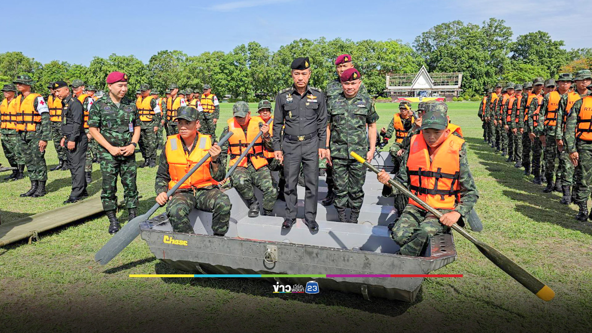 ทหารหน่วยรบพิเศษ เตรียมความพร้อมรองรับสถานการณ์ภัยพิบัติ