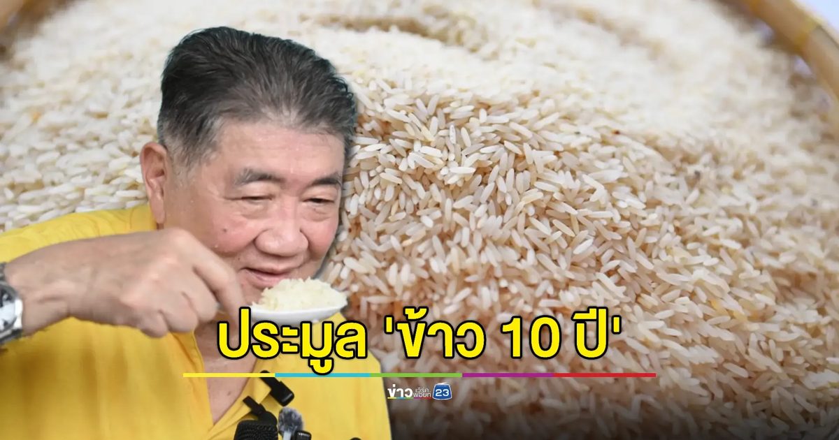 อคส. เตรียมเปิดประมูล "ข้าว 10 ปี" จากโครงการรับจำนำ