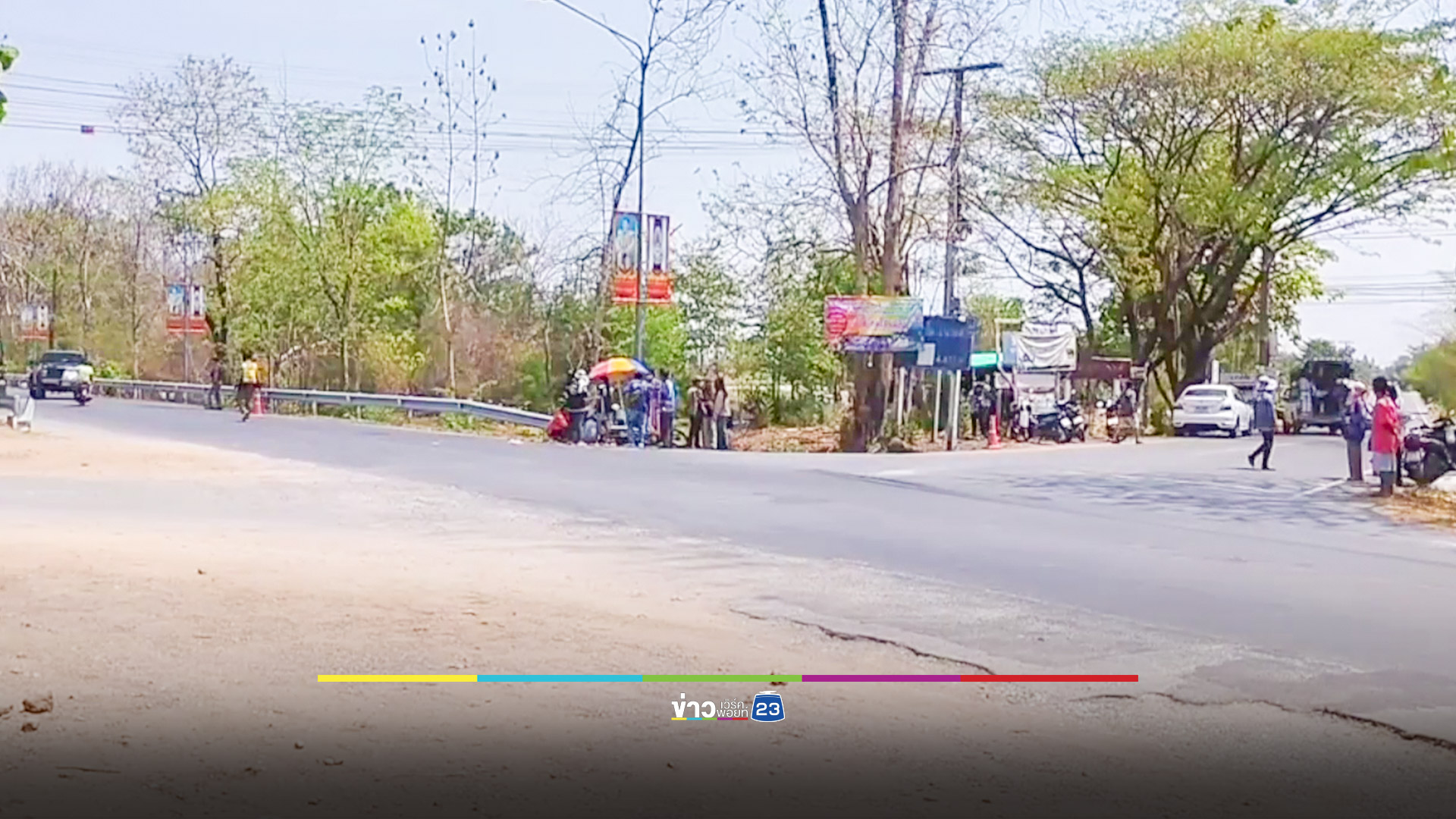 รถพ่วงชนจยย.ทับร่างเด็กหญิง 8 ขวบนั่งซ้อนดับอนาถ สาวคนขับสาหัส