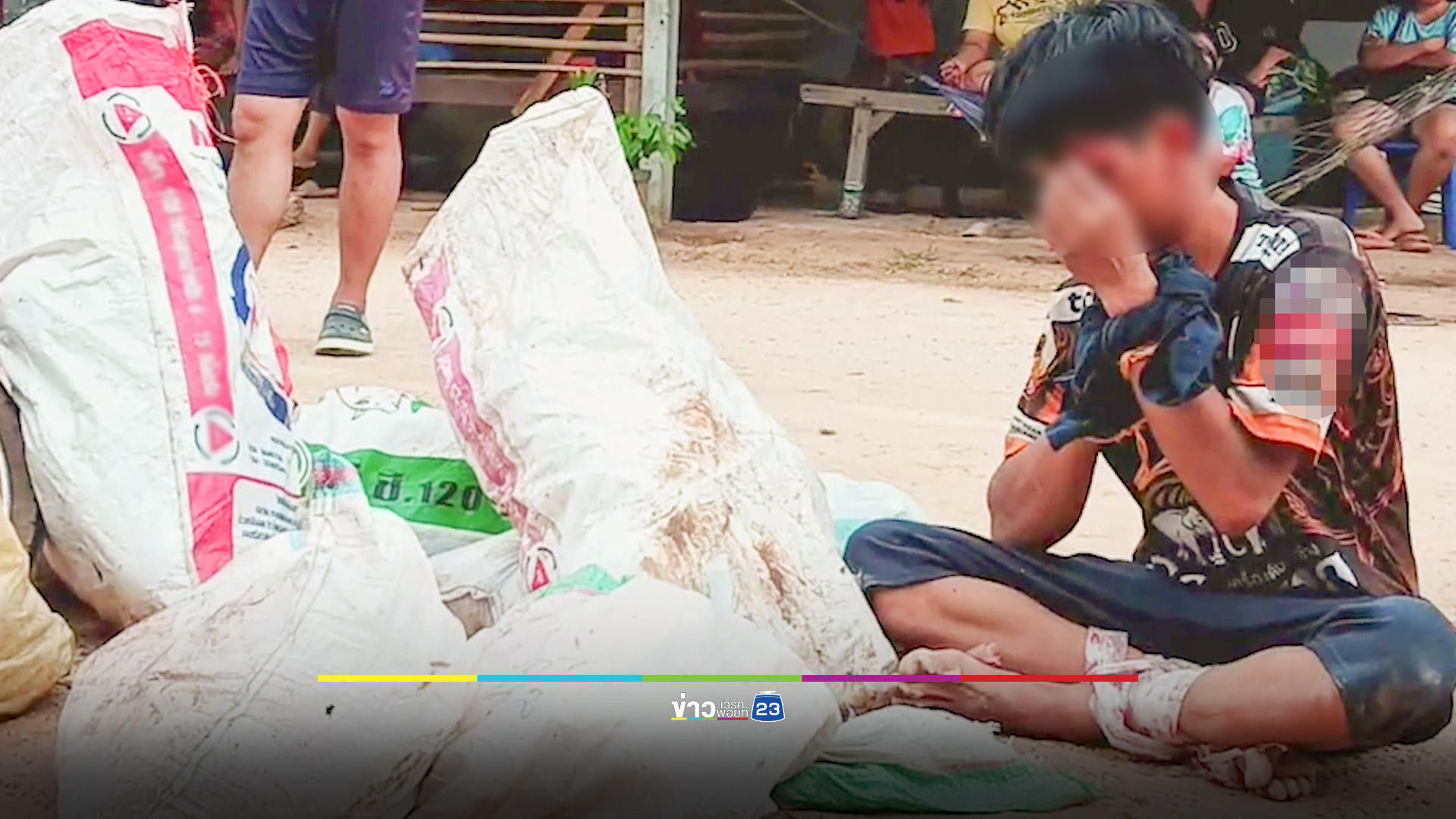หวิดรุมประชาทัณฑ์! ชาวบ้านจับหนุ่มตระเวนขโมยขี้ยางพารา