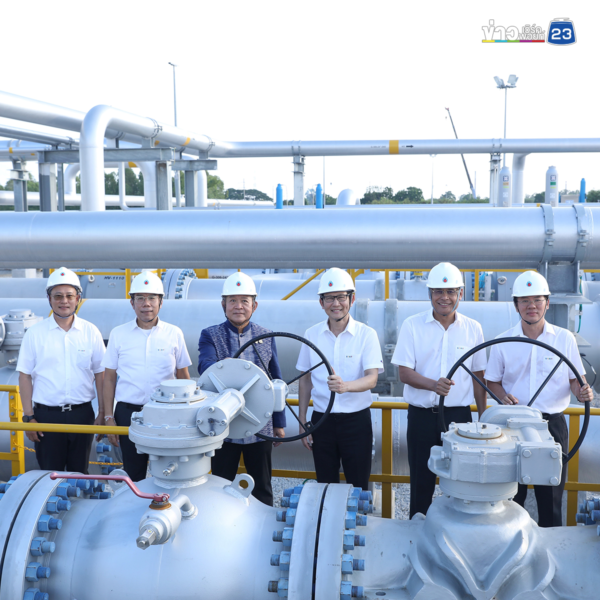 ปตท. จุดพลังเศรษฐกิจไทย เปิดการจ่ายก๊าซธรรมชาติ โครงการระบบท่อส่งก๊าซธรรมชาติบนบก เส้นที่ 5