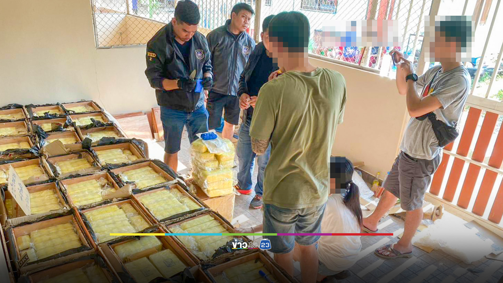 ปิดล้อมตรวจค้นเครือข่าย “ใหม่ Logistics” ยึดทรัพย์กว่า 2,034 ล้านบาท