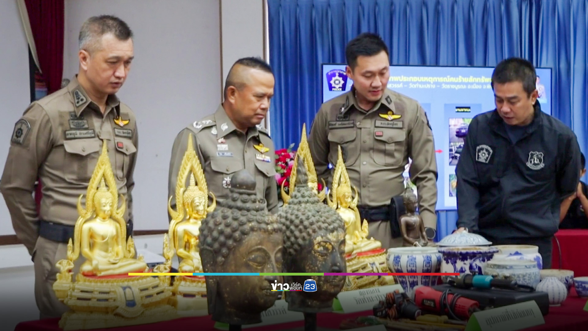 รวบคาผ้าเหลือง! ตระเวนลักพระพุทธรูป 3 วัดดังเมืองพิษณุโลก