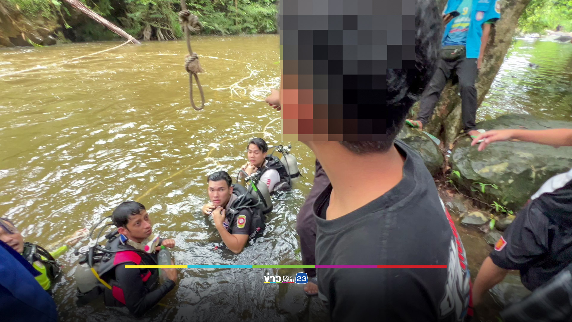 หนีพ่อแม่มาเล่นน้ำกับเพื่อน สุดท้ายจมดับ