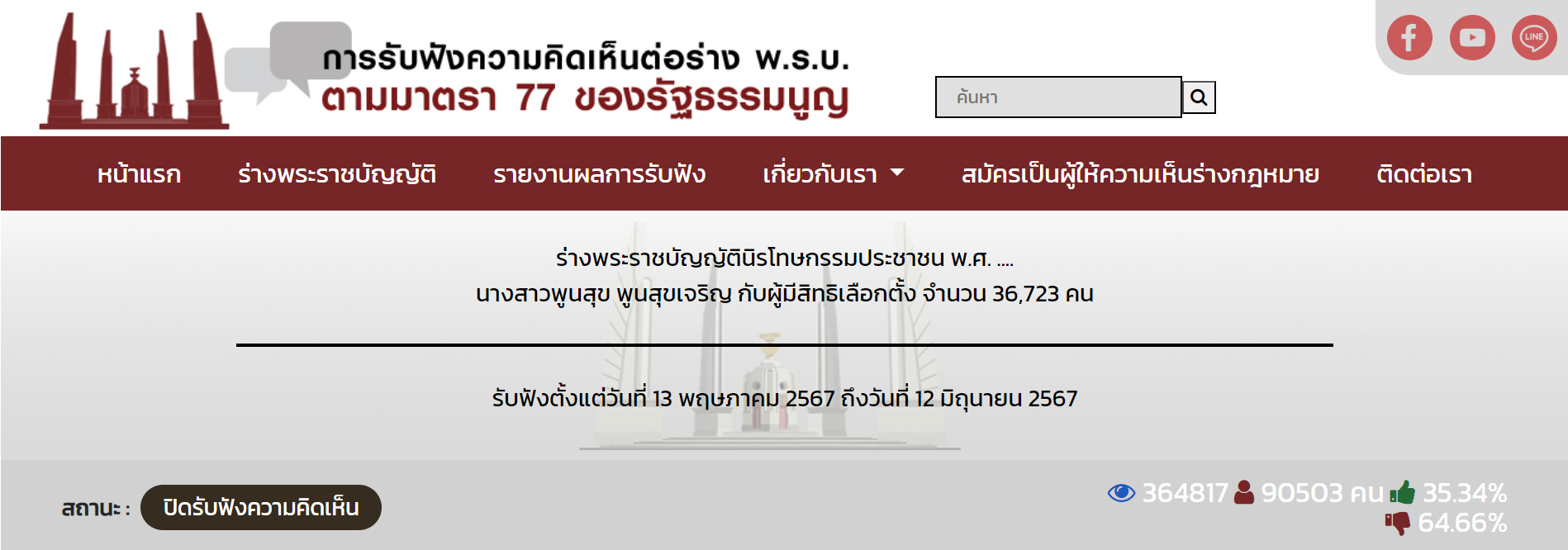 “หมออ๋อง” สั่งตรวจสอบ ดราม่าปั๊มโหวตความเห็นนิรโทษกรรม