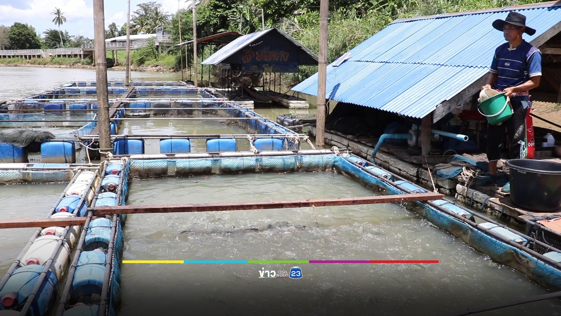 ชาวบ้านโวยเรือขุดลอกคลองทำปลากระชังตายเกลื่อน