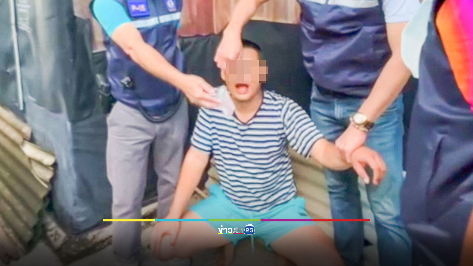 ตร.บุกจับ หนุ่มรีบกลืนยาบ้า สุดท้ายช็อกดับ