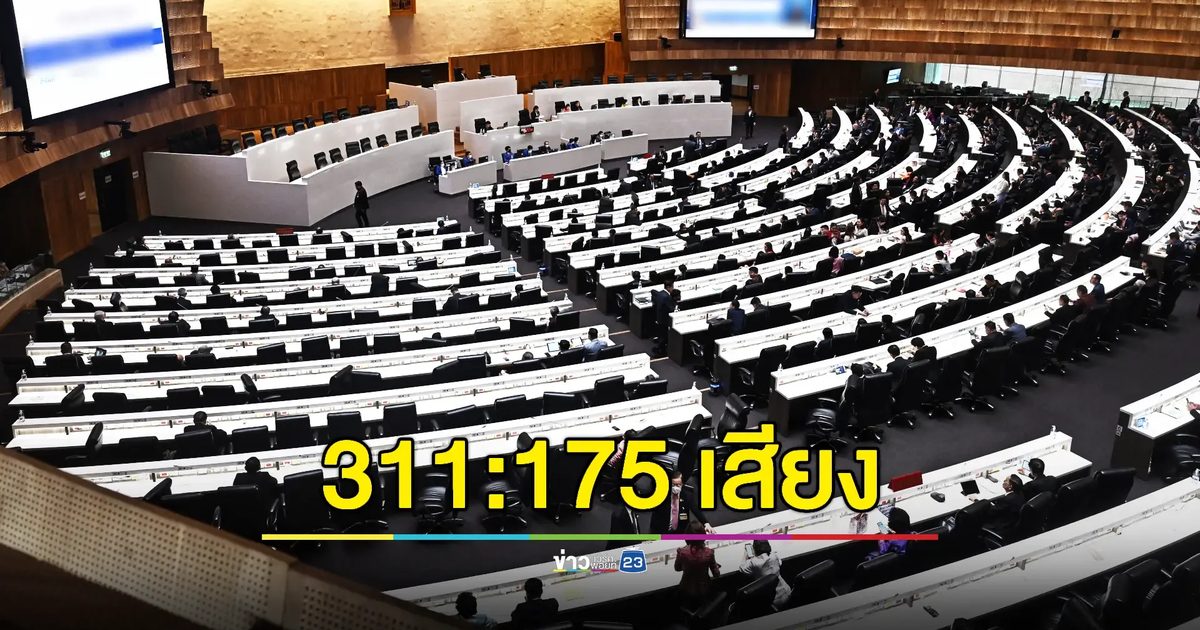 สภาฯรับร่างหลักการงบฯปี 68 วาระแรก 3.75 ล้านล้านบาท
