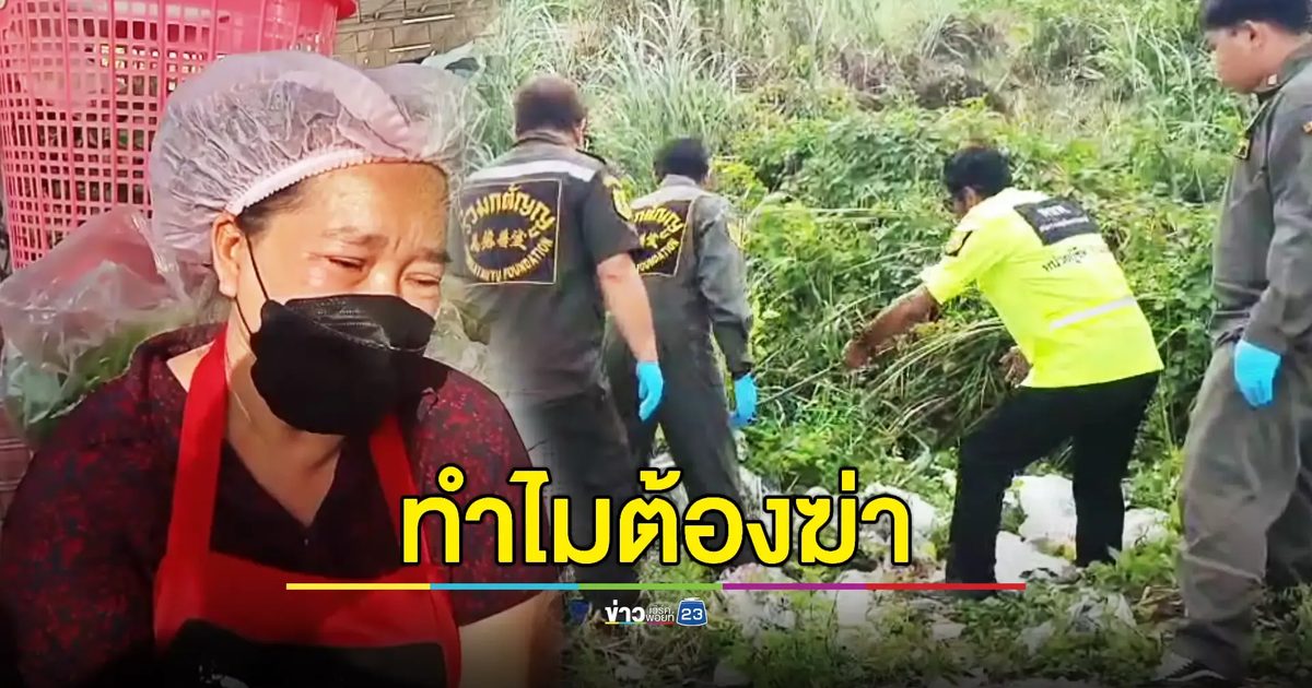 แม่หัวใจสลายรู้ข่าวลูกสาวถูกฆ่าเปลือยหมกกองขยะใต้ทางด่วน