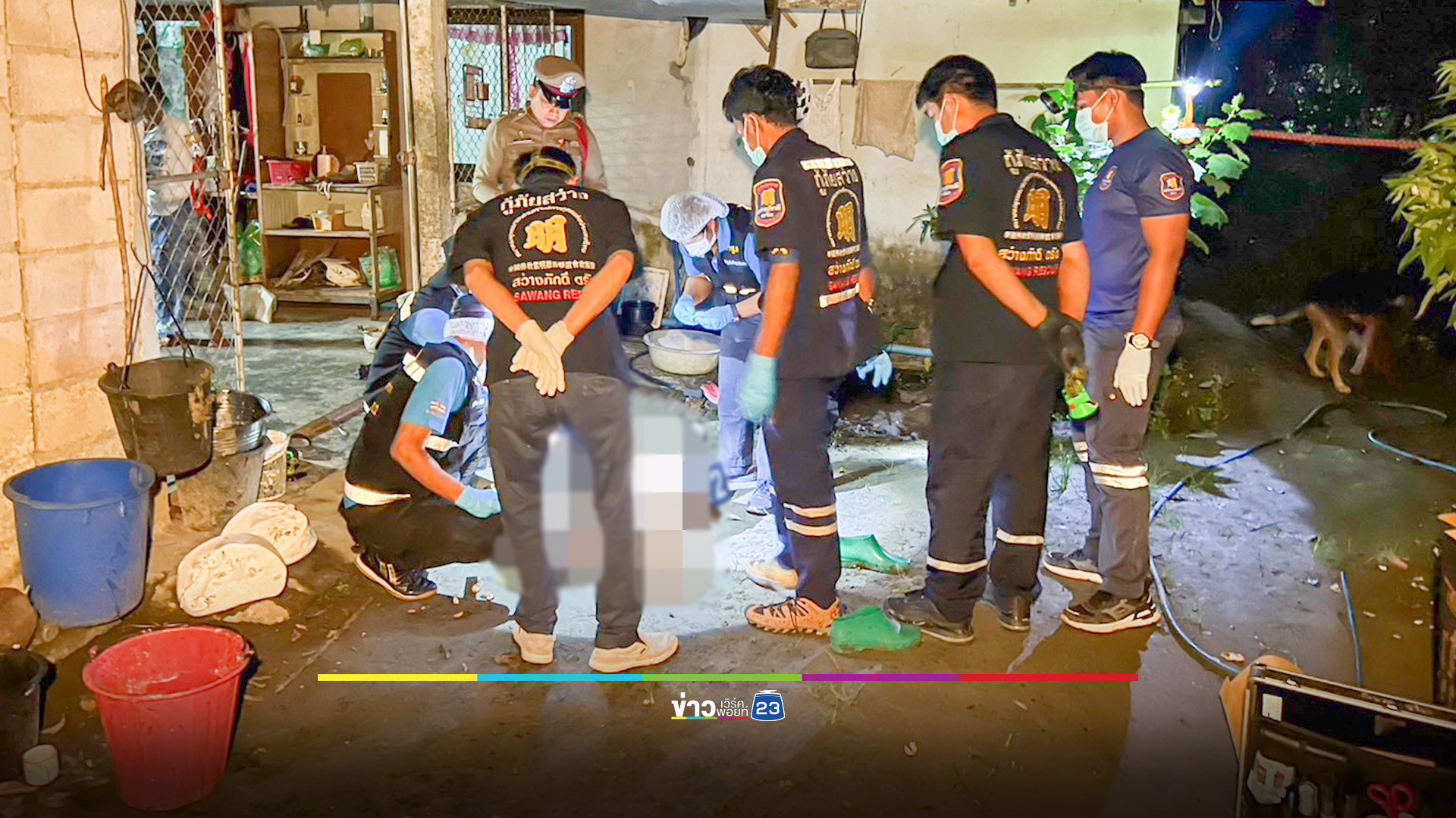 ยิงโหด! ลุงวัย 56 แข็งใจวิ่ง 200 เมตร ก่อนสิ้นใจหน้าบ้านญาติ ค้นขนำพบยาบ้า