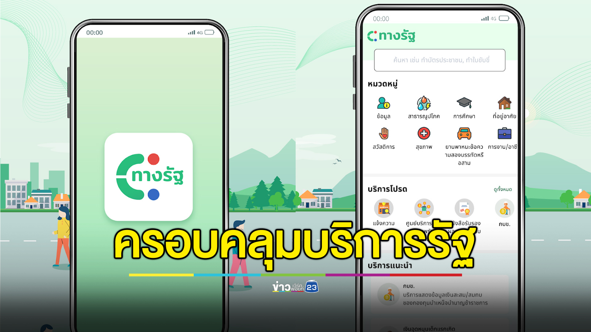 ยกระดับแอปฯ“ทางรัฐ”ลงทะเบียนเงินหมื่นดิจิทัลวอลเล็ต ครอบคลุมบริการฯ