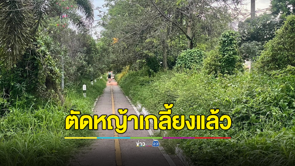 ดราม่าถนนสายสุขภาพกลายสภาพเป็นป่าทึบ ผวางูโผล่-โจรดักปล้น