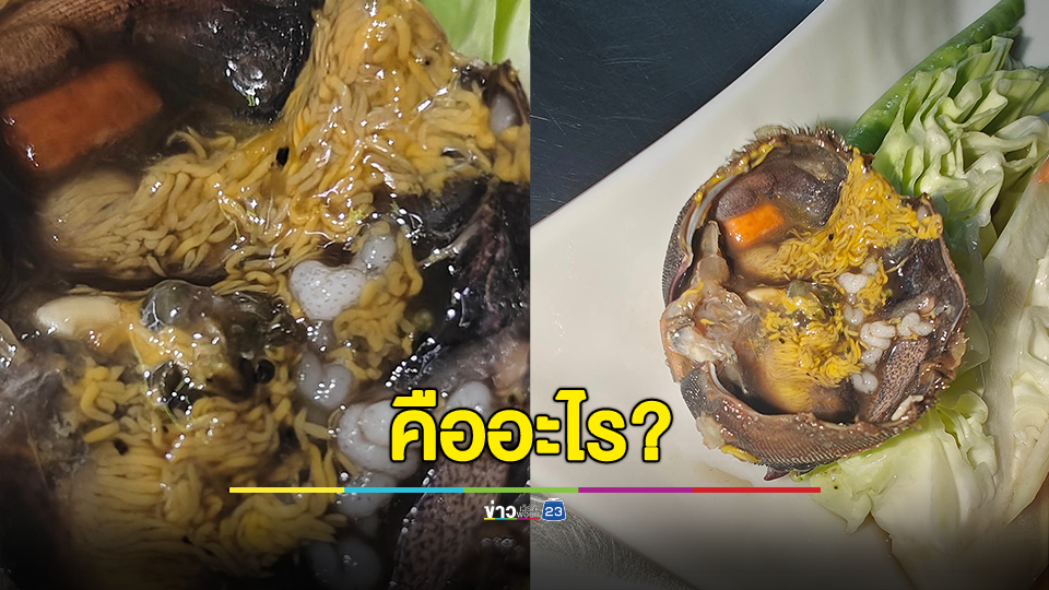 หนุ่มสงสัยคืออะไร เจอในปูที่ใส่ในส้มตำ โซเชียลบอกคือสิ่งนี้ แซ่บหลาย