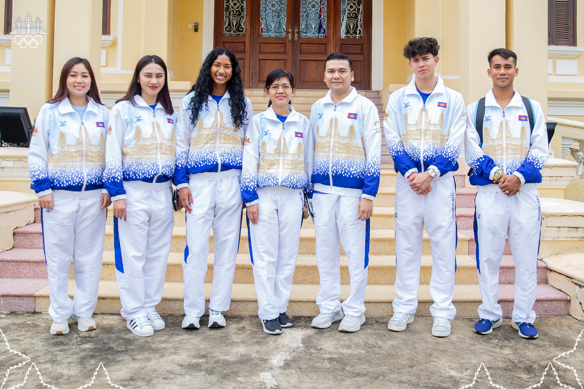 ส่อง "กัมพูชา" เปิดชุดประจำชาติไปโอลิมปิกเกมส์ 2024 ภายใต้แบรนด์ไทย