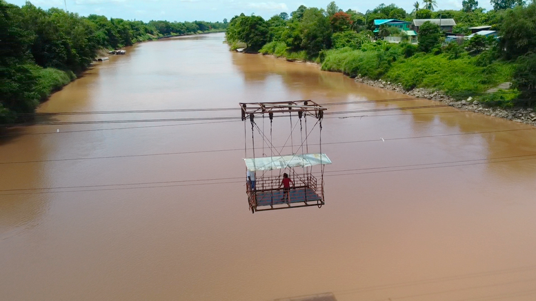 โซเชียลแห่แชร์ “กระเช้าข้ามแม่น้ำน่าน” ค่าบริการแค่ 2 บาท วิถีชุมชนฅนพิ'โลก
