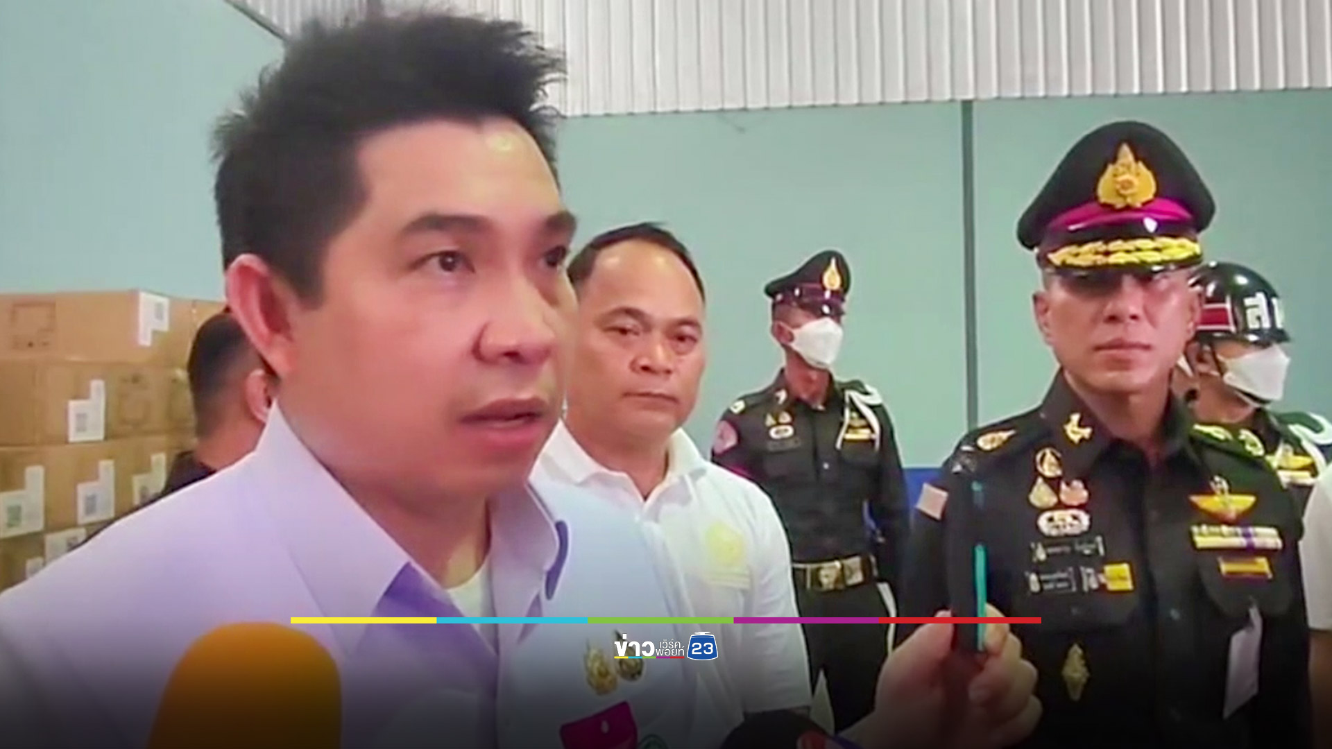 บุกตรวจค้นโกดัง ยึดบุหรี่ไฟฟ้า มูลค่ากว่า 46 ล้านบาท